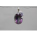 Handmade 925 Sterling Silver Pendant Purple Mystique Quartz Gemstone